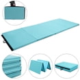 thumbnail image 1 of Costway 4'x10'x2'' Gymnastics Mat Thick Folding Panel Aerobics Gym Blue, 1 of 8
