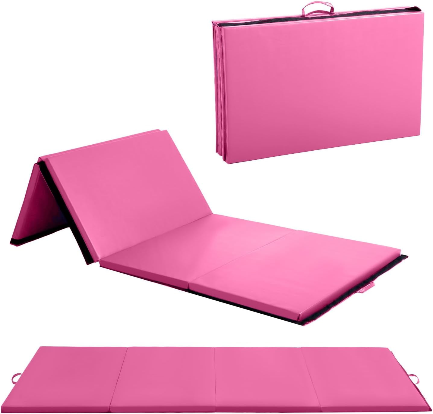 4x10x2 Foldable Gymnastics Mat for Indoor Outdoor Exercise Yoga Cheerleading Martial Arts Home Gym Walmart