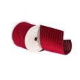 thumbnail image 1 of 4"x10yd Burgundy Velvet Lined Satin Back, 1 of 2