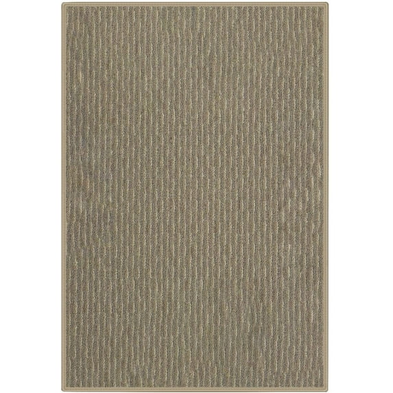 4'x20' Bayou Beige - Indoor Outdoor Area Rug Carpet Runners with a Premium Fabric Finished Edges