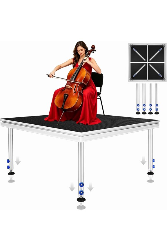 Aluminum Alloy Portable Stage Platform with Folding Design for Concerts and Shows