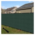 thumbnail image 1 of 4'x45' Privacy Fence Screen Windscreen with Copper Grommets, Fit for Fence and Residential Garden Outdoor 90% UV Blockage, Cable Zip Ties Included (Green), 1 of 1