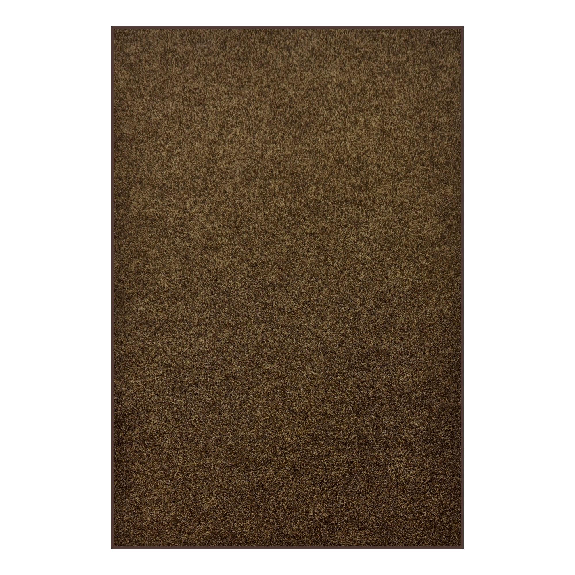 Koeckritz Rugs Grizzly Grass Pecan Brown Indoor/Outdoor Turf Area Rug, 4' x 5'