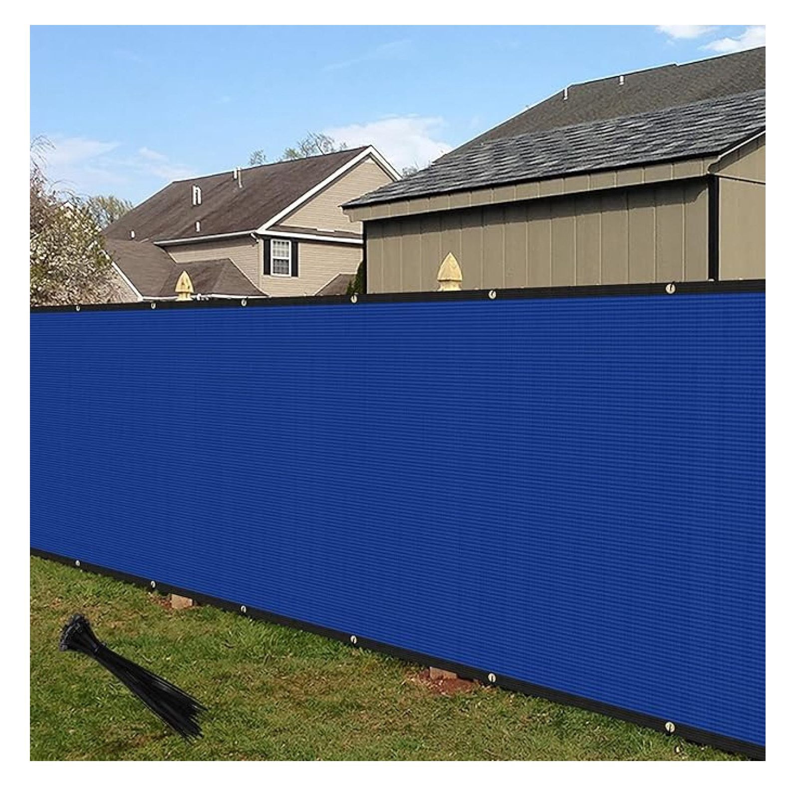 4'x54' Privacy Fence Screen Windscreen with Copper Grommets, Fit for ...