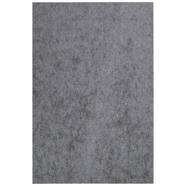 4'x6' All Purpose Rug Pad Gray: Skid-Resistant Rectangle, Latex Backing, Area Rug Padding