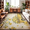 4'x6' Area Rugs, Lemon Truck Indoor Outdoor Area Rug for Living Room ...