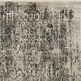 thumbnail image 1 of 4'x6' Grey Machine Woven Shrank Distressed Traditional Design Indoor Area Rug, 1 of 2