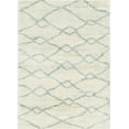 thumbnail image 1 of 4'x6' Ivory Grey Machine Woven Chain Link Indoor Area Rug, 1 of 6