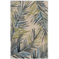 thumbnail image 1 of 4'x6' Ivory Hand Tufted Tropical Palms Indoor Area Rug, 1 of 2