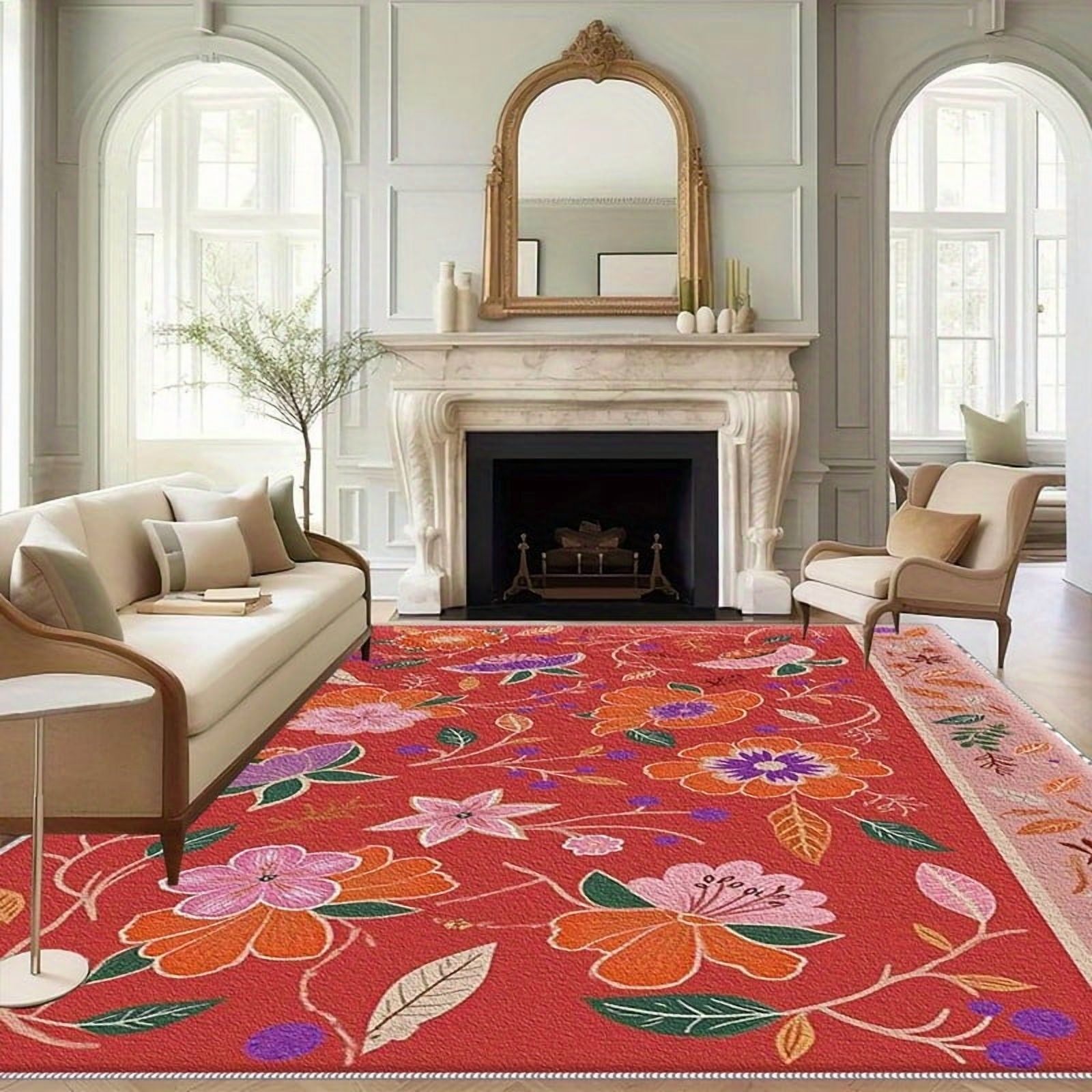 4'x6' patio carpet outdoor indoor carpet area rug soft cheetah print ...