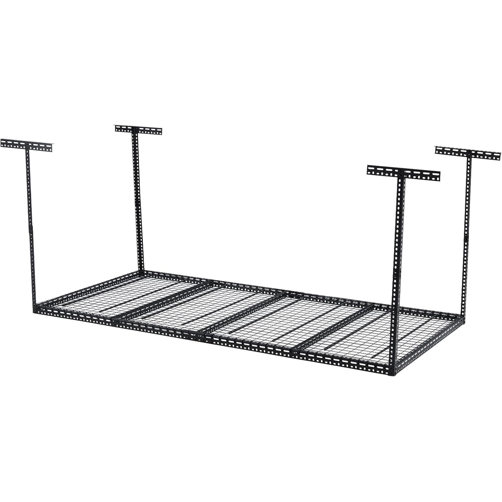 4'x8' Overhead Garage Storage Rack, 330lb Loading Weight Steel Ceiling ...