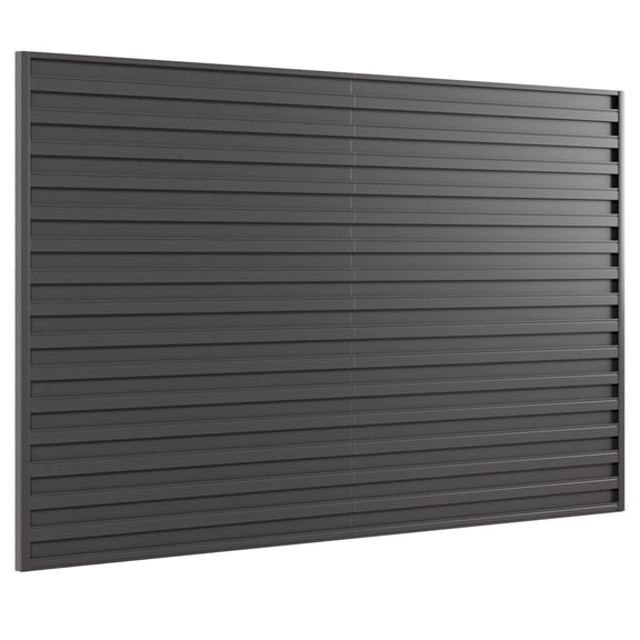 4'x8' Slat Wall Paneling, Heavy Duty PVC Wall Storage System Wall Organizer, Slate Board Tool with Strong Load-Bearing and Easy Installation