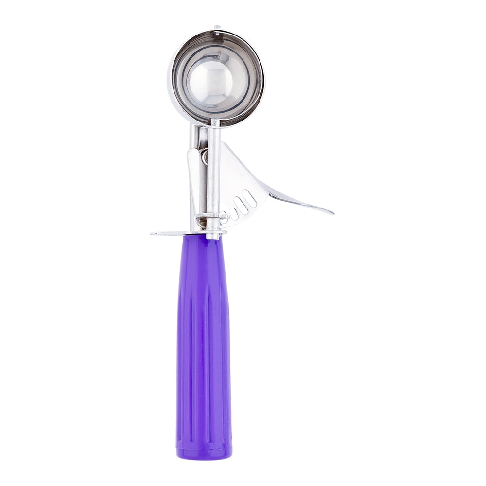 Comfy Grip 0.86 oz Stainless Steel #40 Ice Cream Scoop - with Purple Handle  - 1 count box