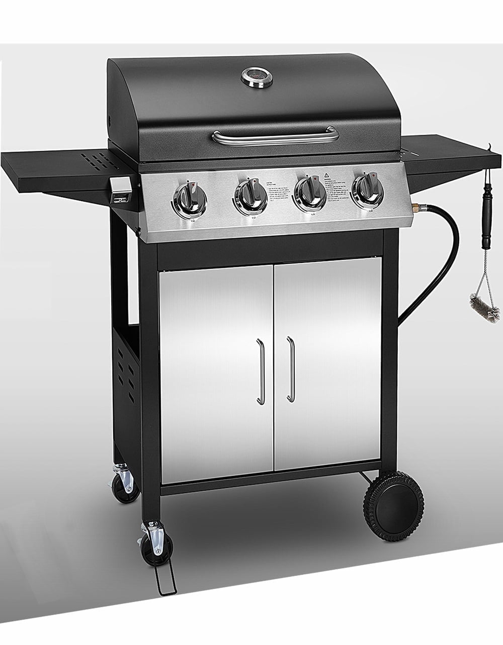 Seizeen 4 Burner Propane Grill, Outdoor BBQ, 34200