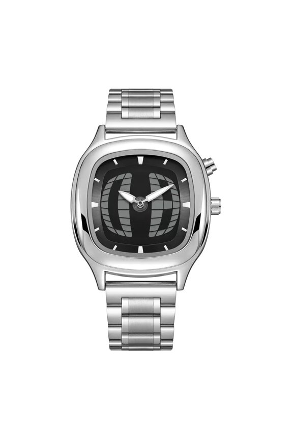 40.0MM 3ATM Waterproof Men's Analog Quartz Watches Stainless Steel Strap Women's Wrist Watches Business Guys Birthday Gifts