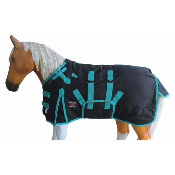 40" 1200D Miniature Weanling Donkey Pony Horse Foal Winter Blanket Teal 51945