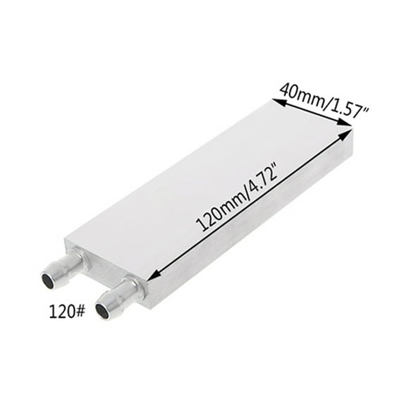 40*120mm Primary Aluminum Water Cooling Block Heat Sink System For PC Laptop CPU