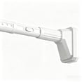 thumbnail image 1 of Mxdfafa 40-122inch White Telescopic Tension Curtain Rod - Heavy Duty No Drill Closet Rod for Hanging Clothes, Rust-Proof Carbon Steel Extendable Laundry Rod for Bathroom/Windows/Room Divider, 1 of 8