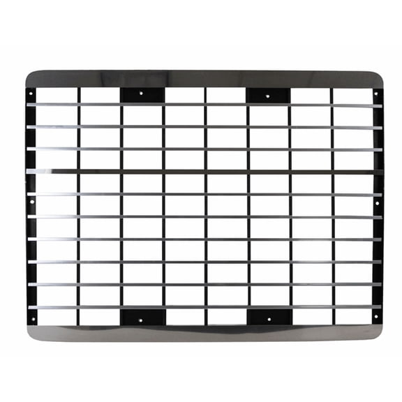 40.2 x 30.7 Chrome Front Grille W/O Bug Screen For Mack CH 1989-2005 - Bumper Cover Grille Replaces GMF-561-M2, Mack 25116711, MG0760C-MX, 6MF 561-M2,