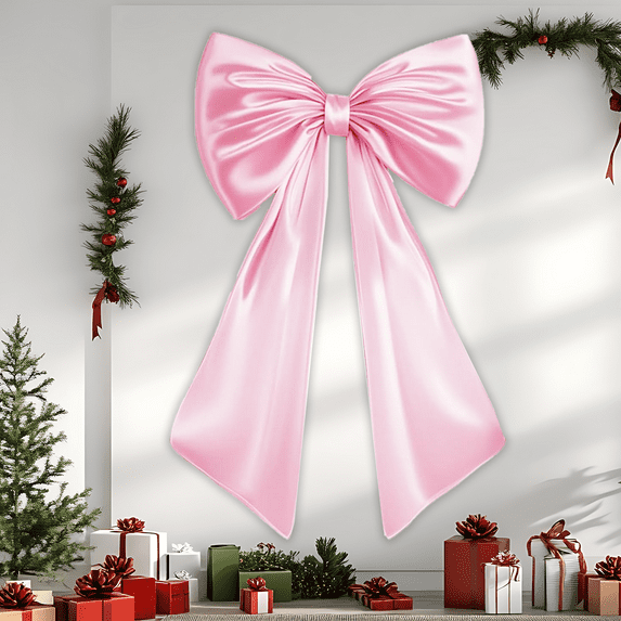 40×24 Inch Large Bow for Room Decor - Big Satin Bows,Giant Ribbon Tie Bows for Birthday Party Backdrop Hanging Wall Decoration