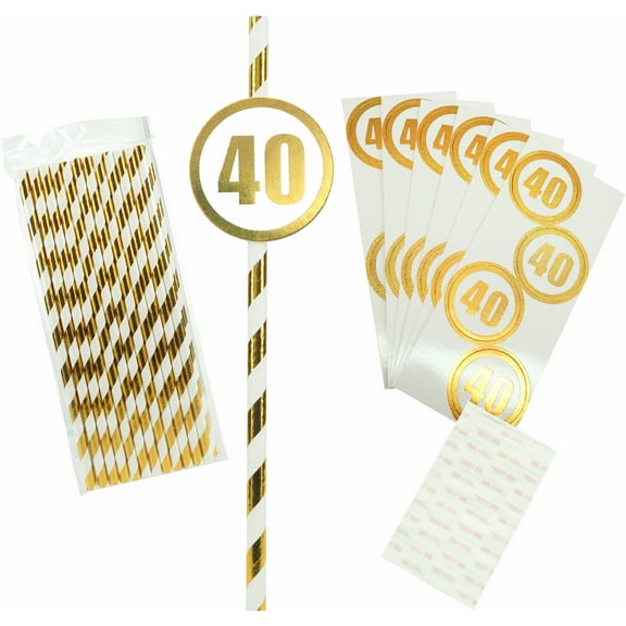 40 - 24 Pack Party Straws