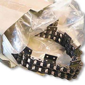 #40-2r Chain With A-2 Attachment Every 4th Pitch On Pin Link, 10 Feet, Boxed With Connecting Link