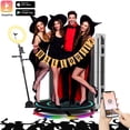 thumbnail image 1 of 40" 360 Photo Booth Machine for Parties MWE Software APP Suitable Christmas Instant photo booth, 1 of 10