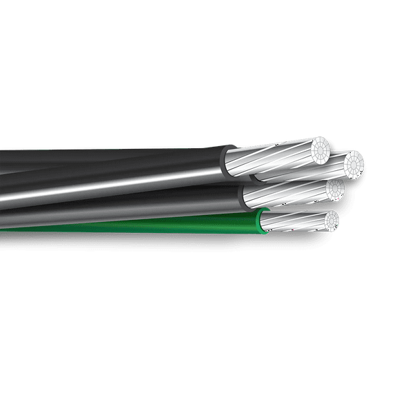 Nassau National Cable 4/0-4/0-2/0-4 Gauge 40ft, Aluminum Electrical Wire