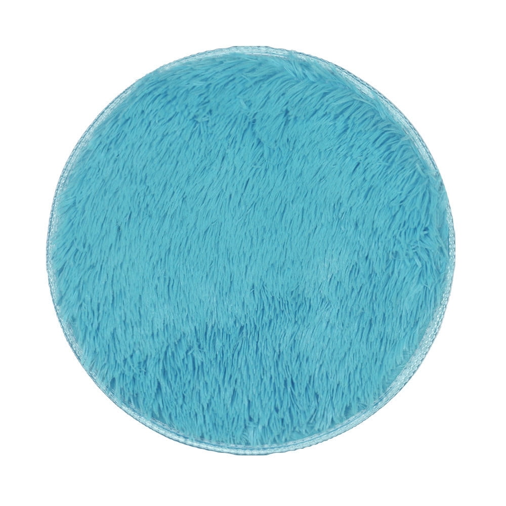 40*40CM Thickened Circular Carpet Mats Dining Room Bedroom Carpet Floor