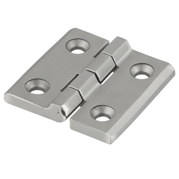 40*40Mm Electrical Cabinet Hinge 304 Stainless Steel Material Brushed Finish Design Heavy Use Durability For Cabinets