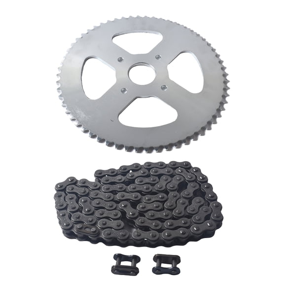 40 41 420 Chain 60T Tooth Rear Drive Sprocket 90L Chain Fit For Coleman CT200U BT200X CT200U-EX Baja Warrior Heat Trailmaster MB165 MB200 Predator 212cc 196cc 6.5hp Mini Bike Parts