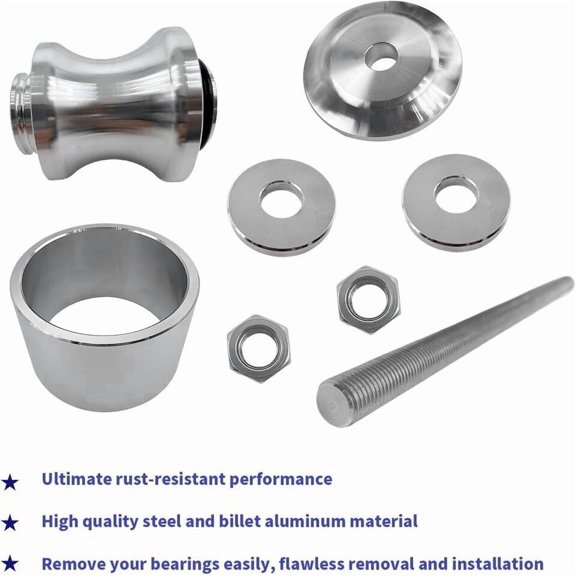 40/44mm Wheel Bearing Install Removal Tool Compatible With Polaris RZR General Ranger Sportsman ATV