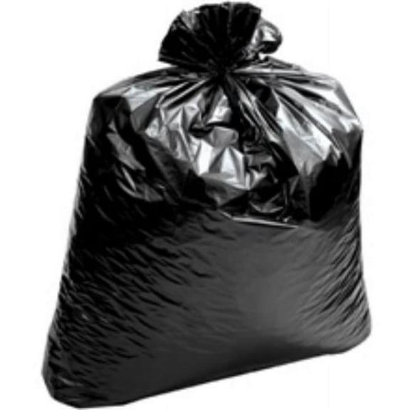 40-45 gal 3.0 Mil Contractors Bag, Black