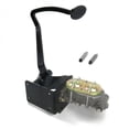 thumbnail image 1 of 40-48 Chevy Manual Brake Pedal Kit Disc & Disc Small Oval Black Pad, 1 of 1