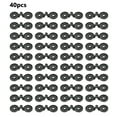 thumbnail image 1 of 40/50/100pcs Greenhouse Film Sun Shade Net Clip Buckle Canopy Outdoor Clamp Tent black 40pcs, 1 of 8