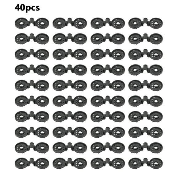 40/50/100pcs Greenhouse Film Sun Shade Net Clip Buckle Canopy Outdoor Clamp Tent black 40pcs