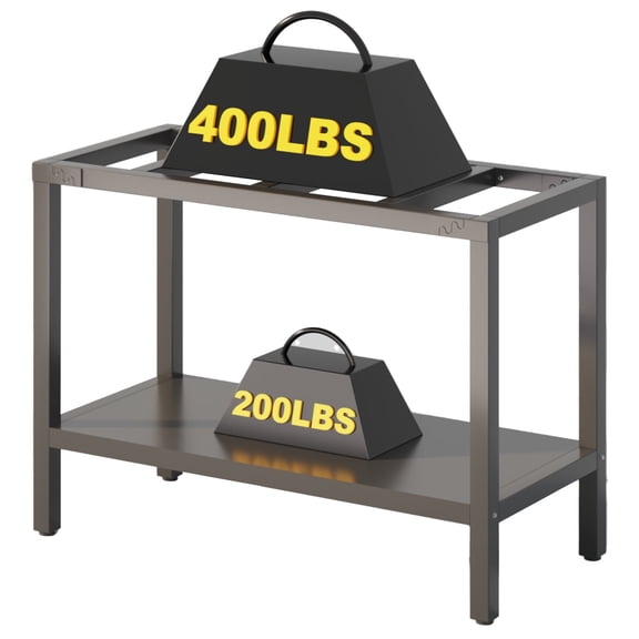 40-50 Gallon Fish Tank Stand,Aquarium Stand,Heavy Duty Terrarium Stand for Home Office Fish Tank Shelf,29.2" H X 36.2" W X 21.45" D, Black