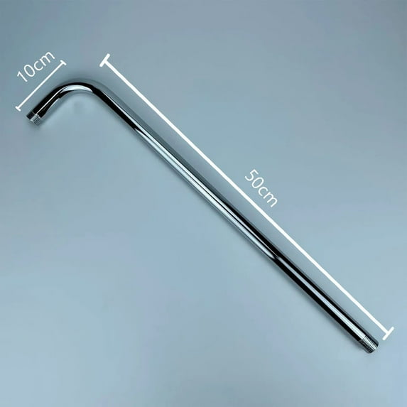 40/50CM Stainless Steel Shower Head Extension Arm Wall Mounted Shower Arm Rainfall Shower Tube Extend Pipe Bathroom Hardwares