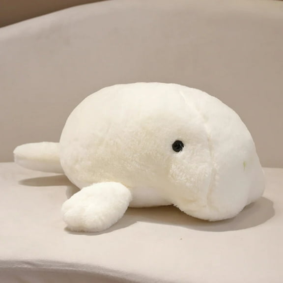 40/50cm Kawaii Manatee Plush Toy Cute Dugong Plush Doll Lifelike Sea Cow Animal Stuffed Pillow Kids Birthday Gifts Room Decor