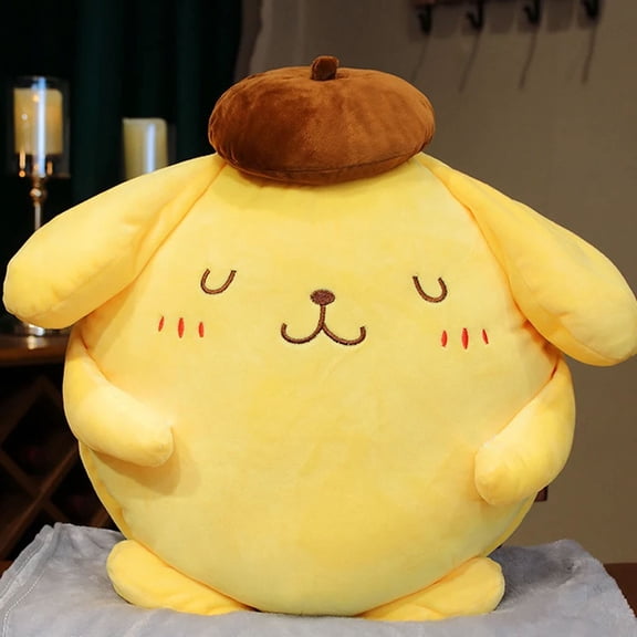 40-50cm Pompompurin Stuffed Plush Toys Big Size Lovely Pillow Gift Super Soft Pom Pom Purin Plushie Doll Room Decor