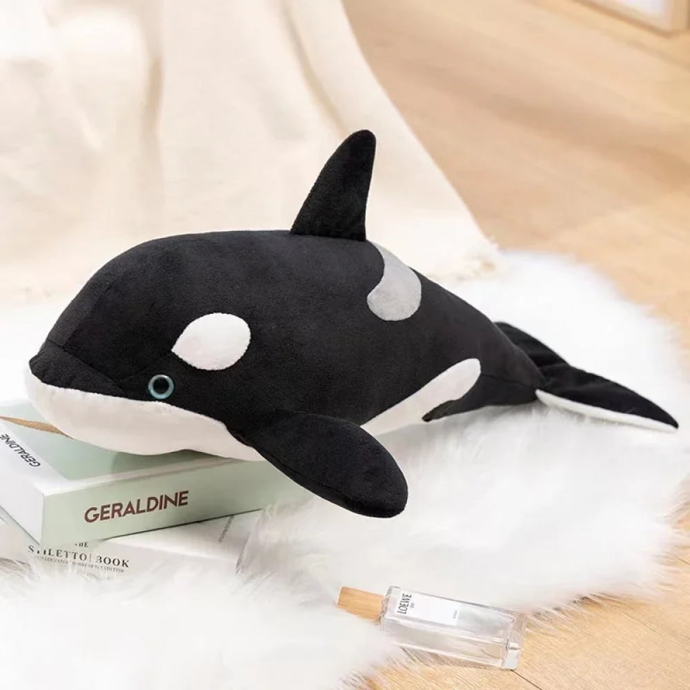 Hoewpi Cute Shark Plh Toys Pillow - 16'' Plh Shark Mommy With 3 Babies, 4PCS Soft Stuffed Animal Shark Plhie Doll Pillow For Kids Sea Animal Fans Valentines Birthday Gift Decor