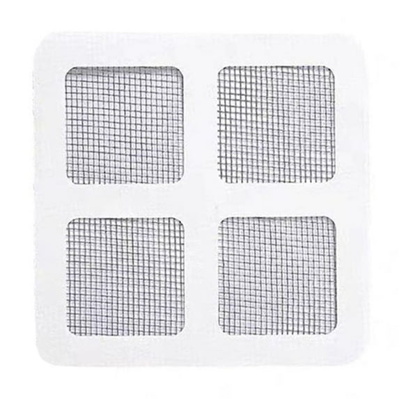 40/60/80 Pack Disposable Shower Drain Hair Catcher - 4x4in Mesh Stickers, Drain Hair Catcher for Bathroom, Bathtub, Kitchen Sink, Laundry - Traps Human & Pet Hair, Disposable Mesh Drain Cover
