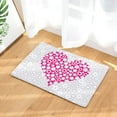 thumbnail image 1 of 40*60cm Flowers Heart Pattern Anti-Slip Carpet Door Mat Doormat Outdoor Kitchen Living Room Floor Mat Rugs, 1 of 6