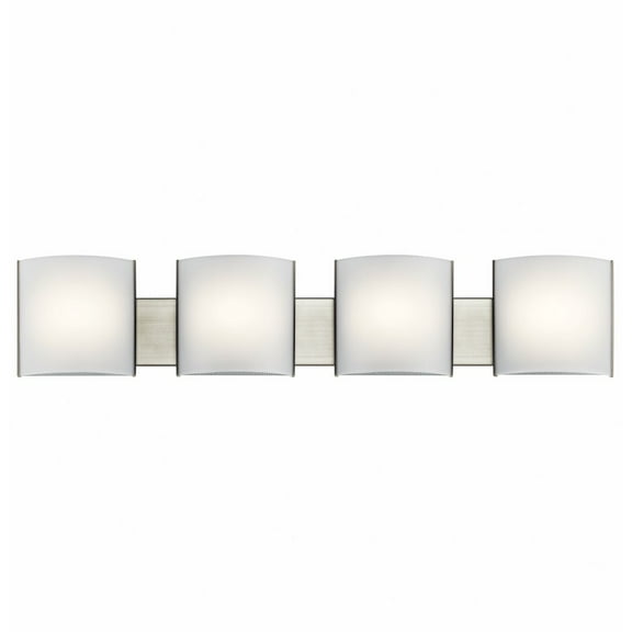 10800NILED-Kichler Lighting-4 Light Bath Vanity Approved For Damp Locations - With Transitional Inspirations - 6 Inches Tall By 40.75 Inches Wide