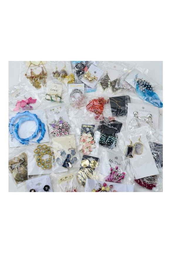 40~80 Pairs High End Quality Earrings Must-have Wholesale Jewelry Lot Various Styles and Colors (40 Pairs)