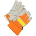 thumbnail image 1 of 40-9-2875-L Fitter Glove Grain Cowhide Lined Thinsulate™ C100 Hi-Viz Org, Size L, 1 of 1
