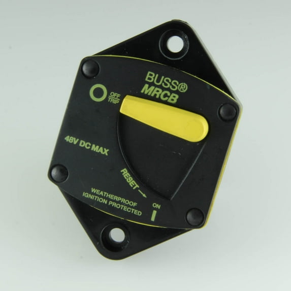 40 Amp Corrosive-Environment Panel-Mount Circuit Breakers (1 per pack)