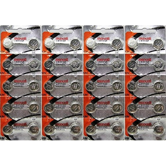 40 Authentic Maxell LR1130 AG10 189 LR54 Alkaline 1.5V Batteries