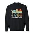 thumbnail image 1 of 40 Awesome Vintage Years Sweatshirt Men -Image by Shutterstock, Male Small, 1 of 4