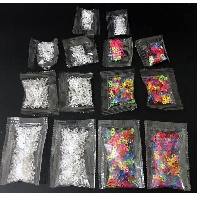 40 Bags Loom Rubber Band Clips Bracelet Making Rubber Band S Clips